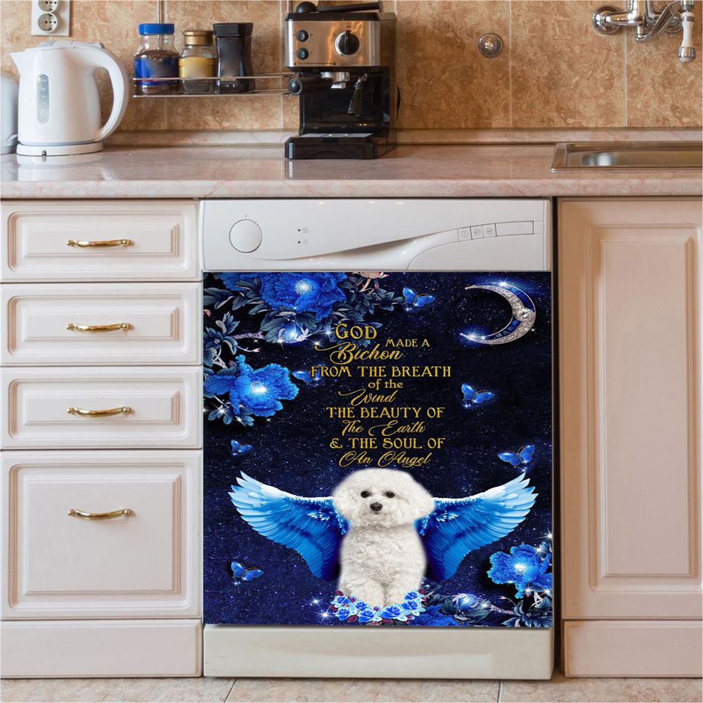 God Made A Bithchon Dishwasher Cover, Christian Dishwasher Stickers, Religious Kitchen Decor