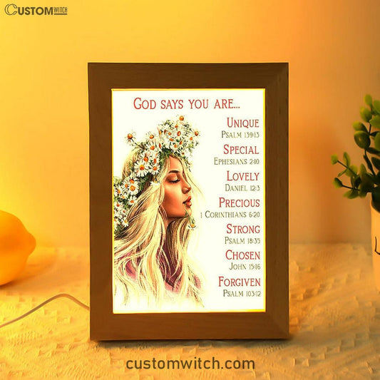 God Says You Are Art - Catholic Christian Gifts For Women