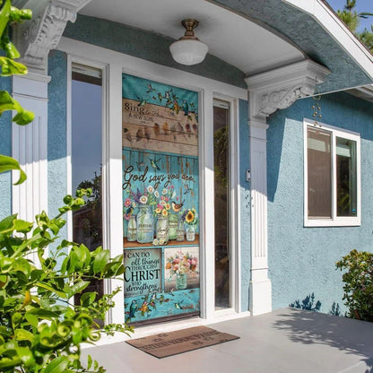 God Says You Are Hummingbird Door Cover, Christian Door Decor, Door Christian Church, Christian Door Plaques