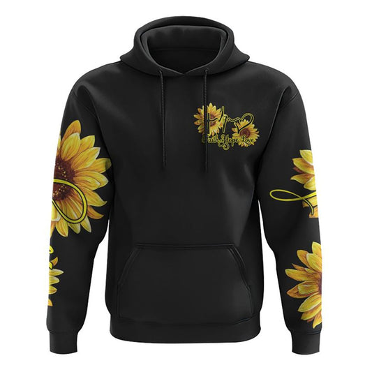 God Says You Are Sunflower All Over Print 3D Hoodie, Christian Hoodie, Christian Sweatshirt, Bible Verse Shirt