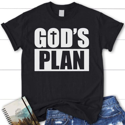 God's Plan Christian T Shirt, Blessed T Shirt, Bible T shirt, T shirt Women