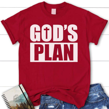 God's Plan Christian T Shirt, Blessed T Shirt, Bible T shirt, T shirt Women