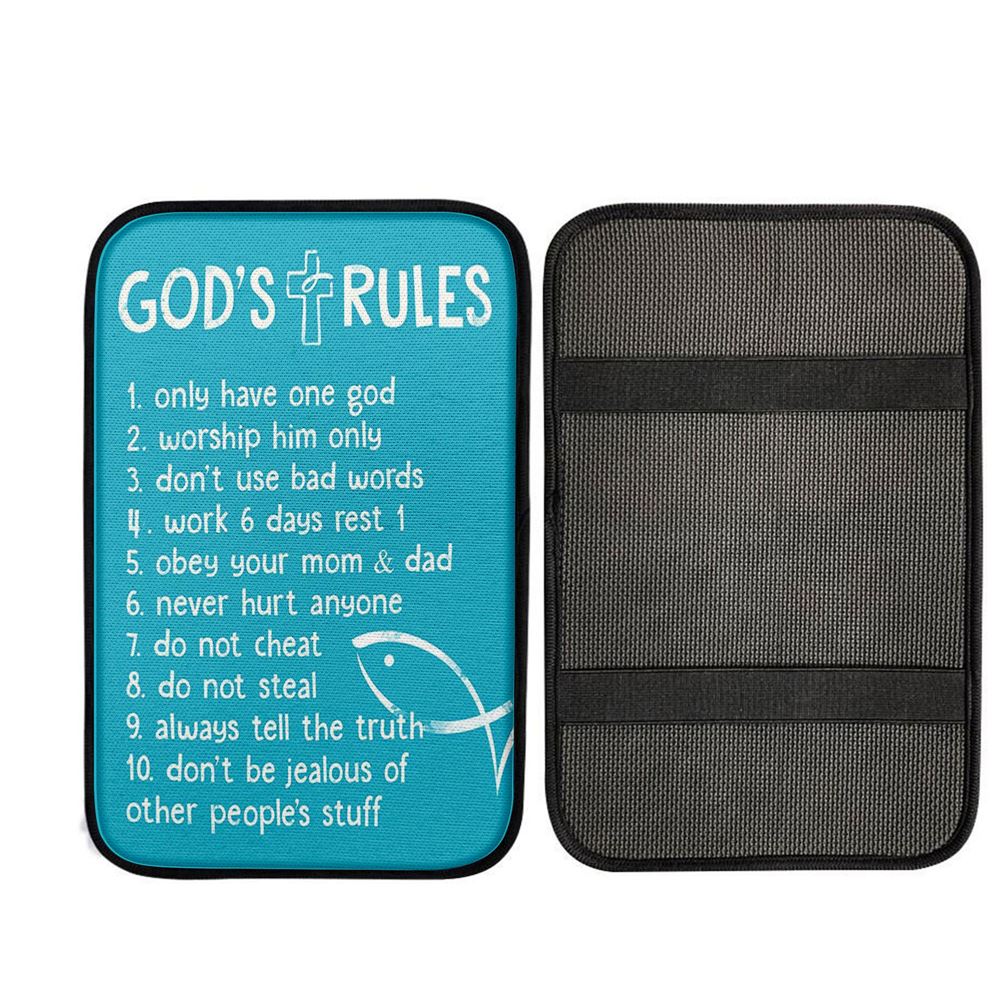 God's Rules - Kids Bedroom, Religious Car Interior Accessories