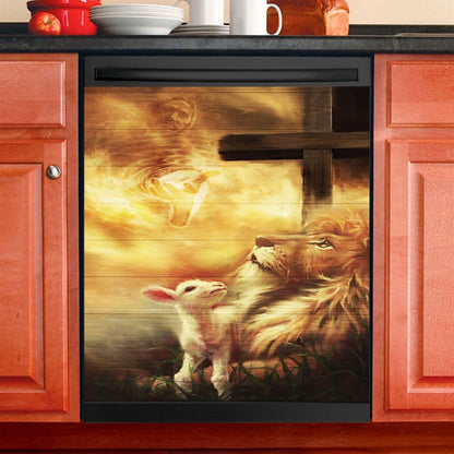 God's Rules Dishwasher Cover, Kids Bedroom Decor, Christian Kitchen Decor