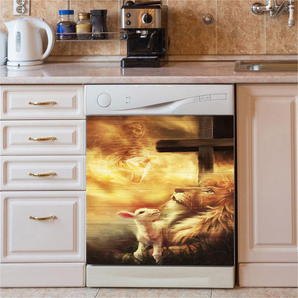 God's Rules Dishwasher Cover, Kids Bedroom Decor, Christian Kitchen Decor
