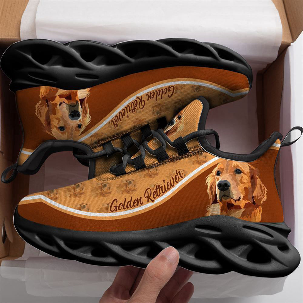 Golden Retriever Max Soul Shoes For Men Women, Running shoes For Dog Lovers, Max Soul Shoes, Dog Shoes Running