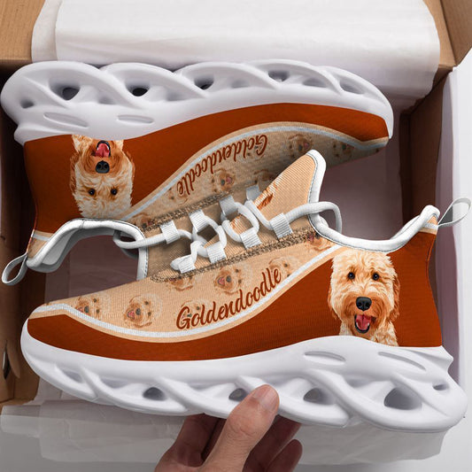 Goldendoodle Max Soul Shoes For Men Women, Running shoes For Dog Lovers, Max Soul Shoes, Dog Shoes Running