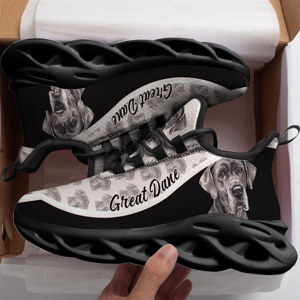Great Dane Max Soul Shoes For Men Women, Running shoes For Dog Lovers, Max Soul Shoes, Dog Shoes Running