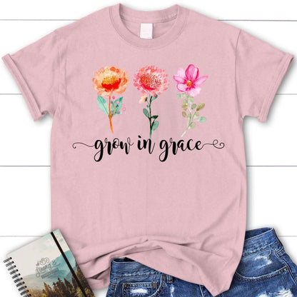 Grow In Grace Shirt - Christian T Shirts, Blessed T Shirt, Bible T shirt, T shirt Women