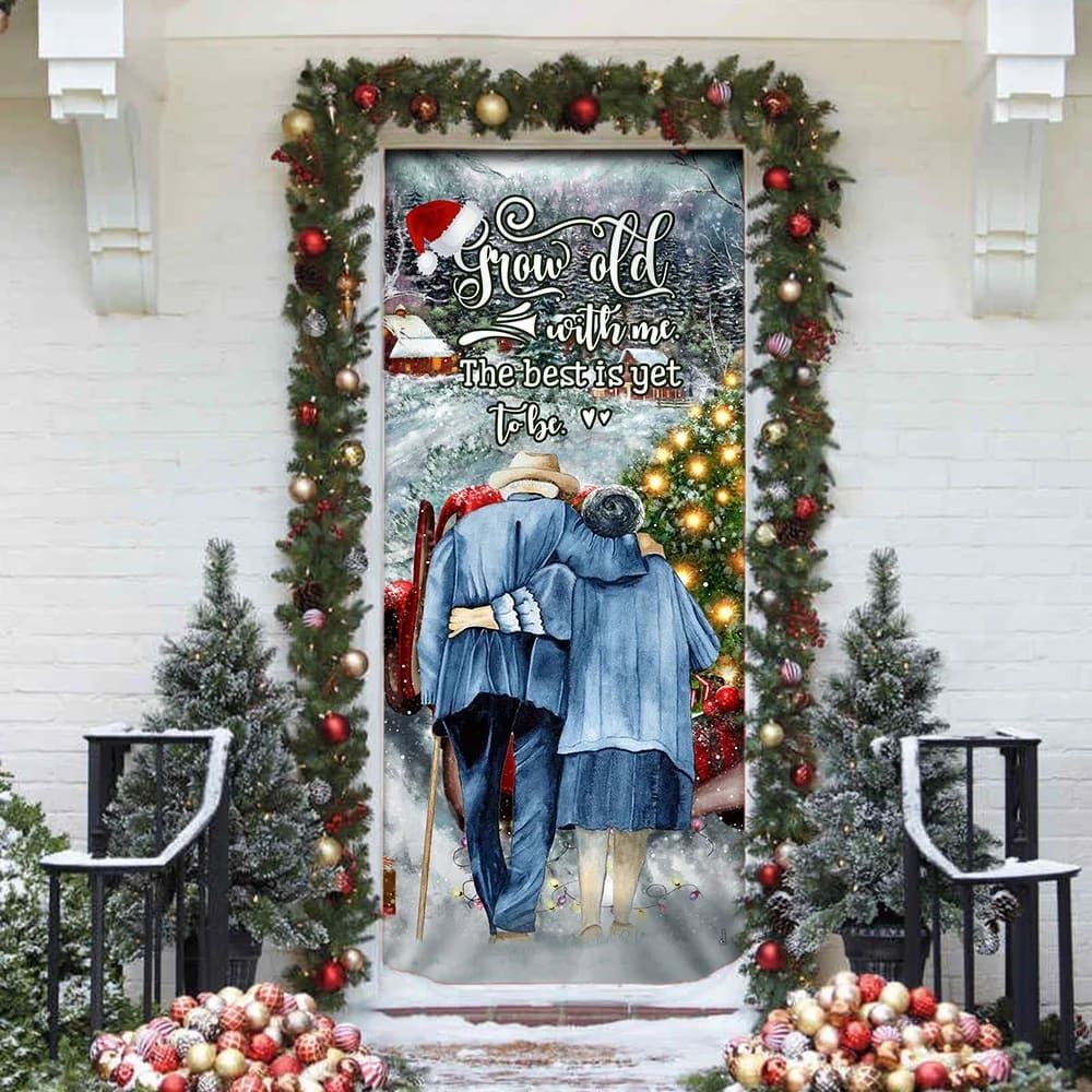 Grow Old With Me The Best Is Yet To Be, Christmas Door Knob Covers, Christmas Outdoor Decoration
