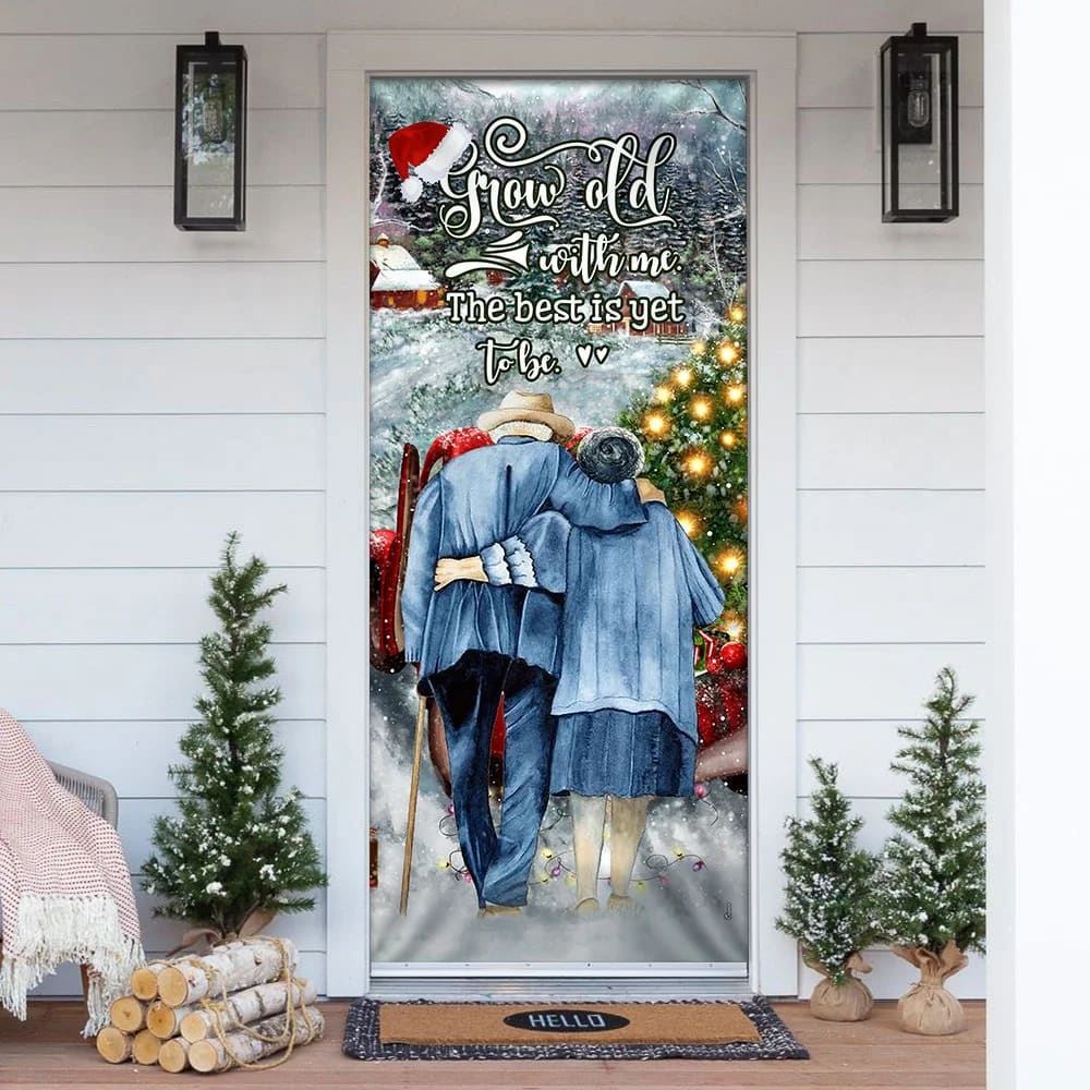 Grow Old With Me The Best Is Yet To Be, Christmas Door Knob Covers, Christmas Outdoor Decoration