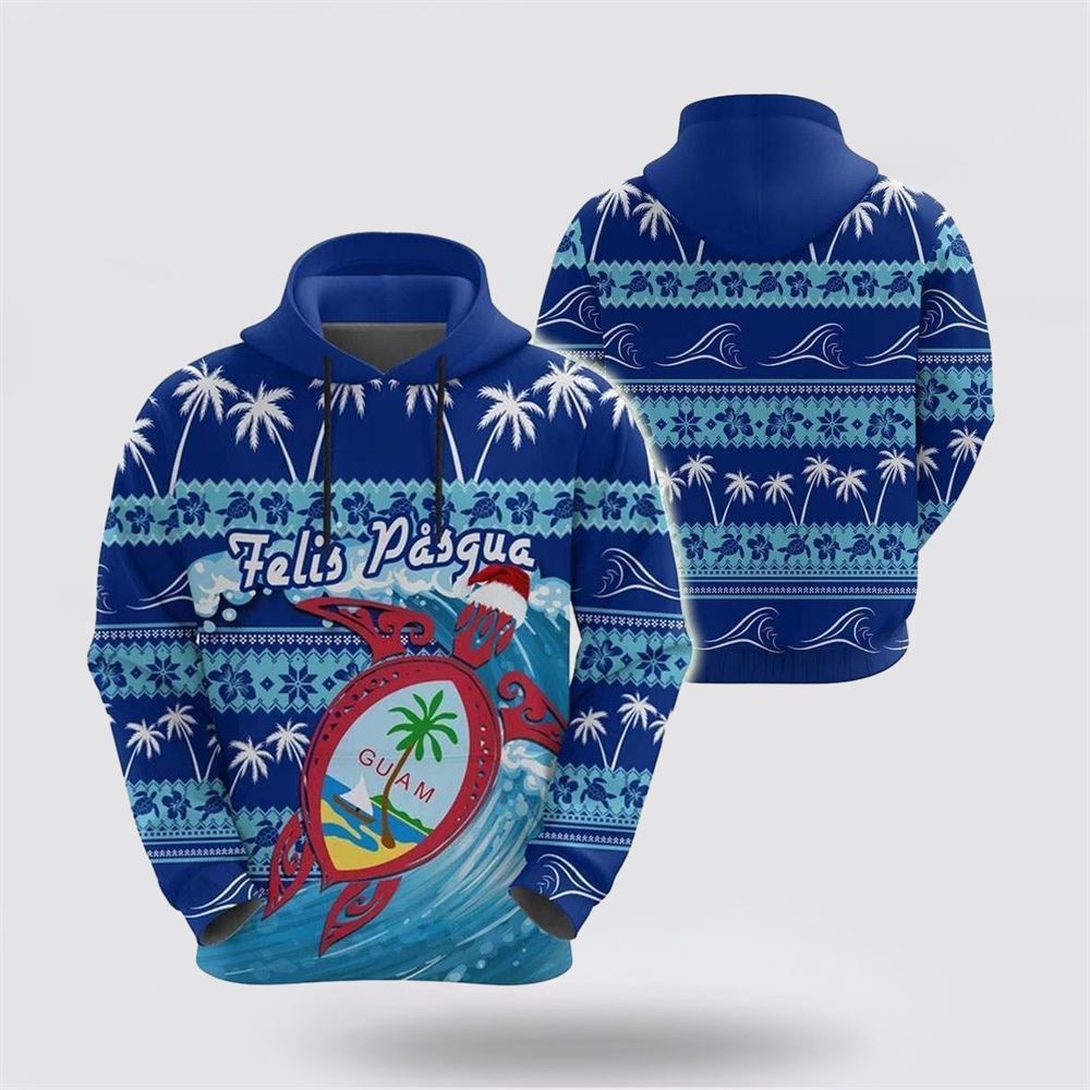 Guam Christmas Go To The Beach All Over Print 3D Hoodie For Men & Women, Christmas Hoodie Cute, Christmas Gift, Christmas Fashion