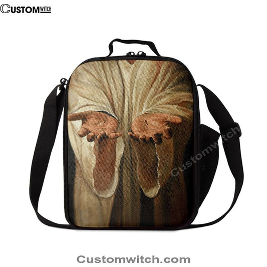 Hand Of God Jesus Lunch Bag, Christian Lunch Bag, Religious Lunch Box For School, Picnic