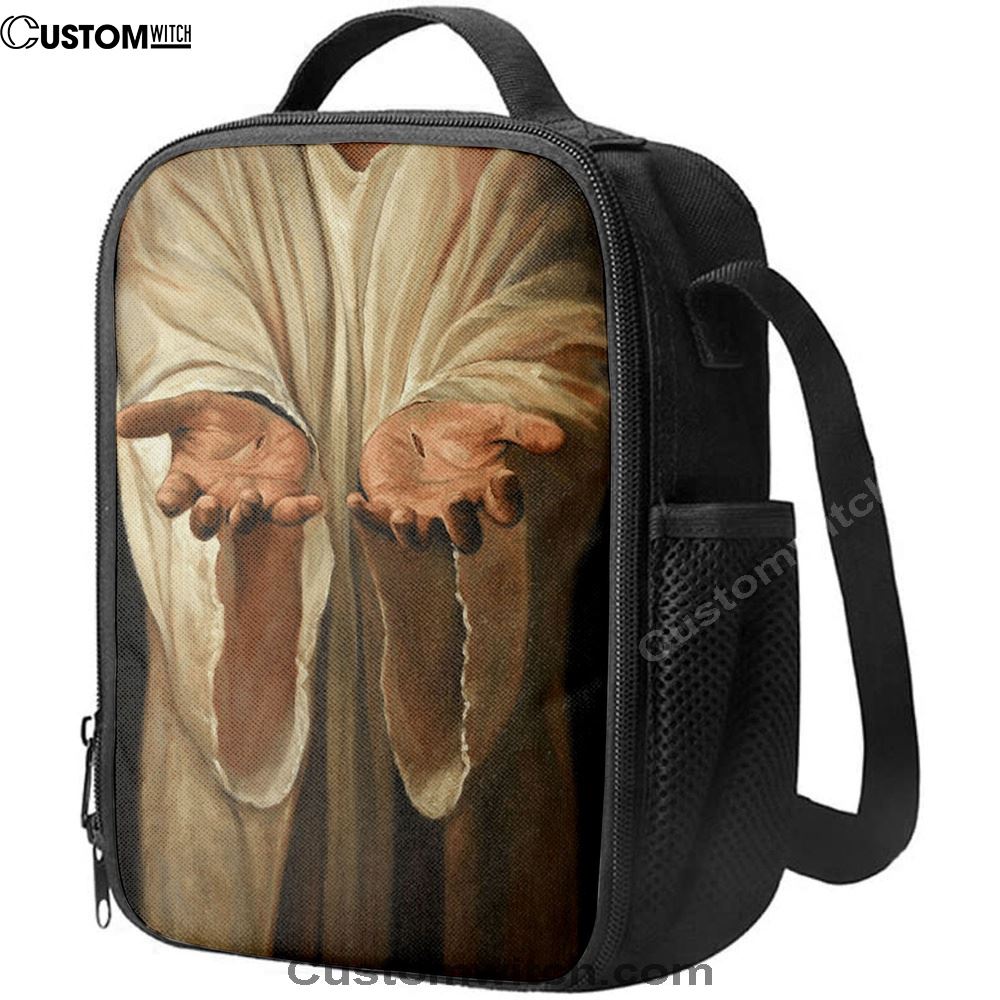 Hand Of God Jesus Lunch Bag, Christian Lunch Bag, Religious Lunch Box For School, Picnic