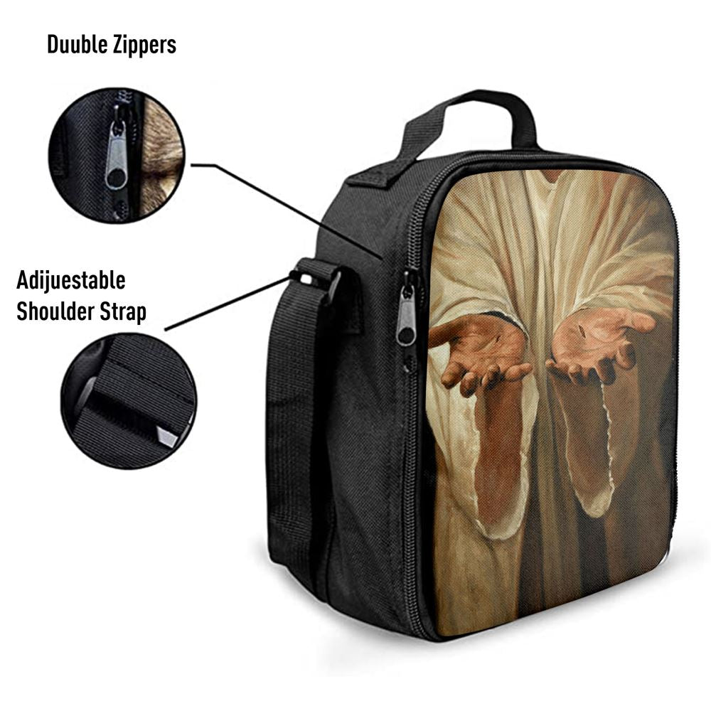 Hand Of God Jesus Lunch Bag, Christian Lunch Bag, Religious Lunch Box For School, Picnic