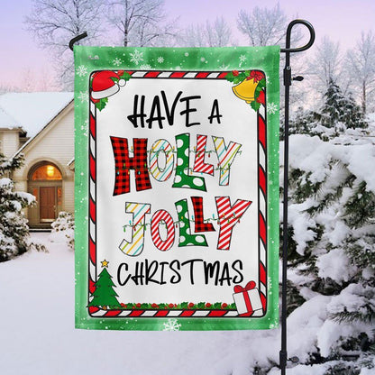 Have A Holly Jolly Christmas Flag, Christmas Garden Flag, Home Decor Accessories, Christmas Outdoor Decor Ideas