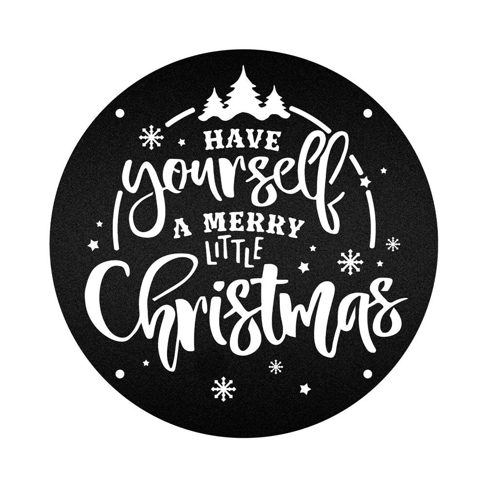 Have Yourself A Merry Little Christmas Custom Neon Metal Sign, Christmas Gift, Christmas Home Decor Sign, Christmas Outdoor Metal Sign