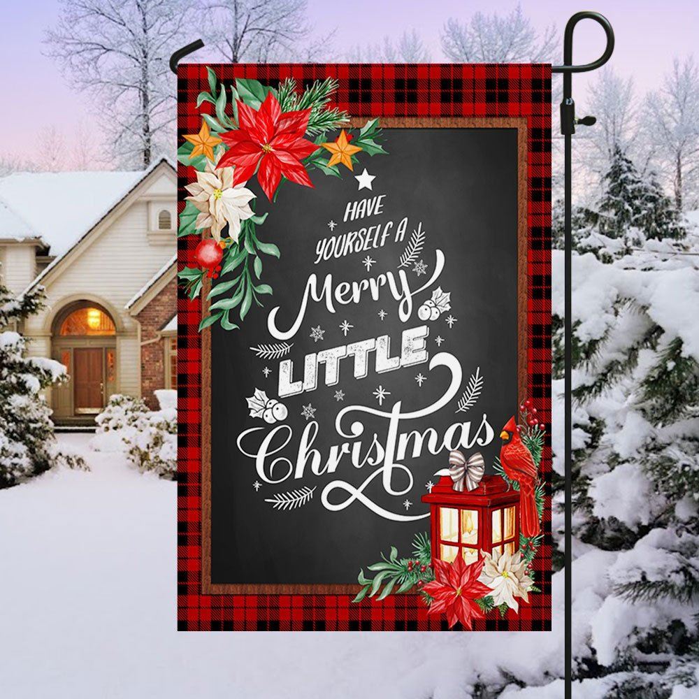 Have Yourself A Merry Little Christmas Flag, Christmas Garden Flag, Home Decor Accessories, Christmas Outdoor Decor Ideas