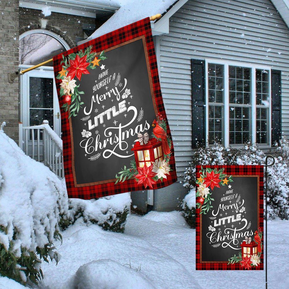 Have Yourself A Merry Little Christmas Flag, Christmas Garden Flag, Home Decor Accessories, Christmas Outdoor Decor Ideas