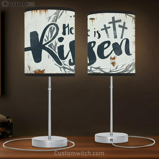 He Is Risen Table Lamb Prints - Religious Wall Decor - Christian Table Lamb Gift