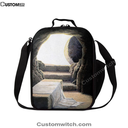 He Is Risen Empty Tomb Lunch Bag, Christian Lunch Bag, Christian Lunch Bag, Religious Lunch Box For School, Picnic