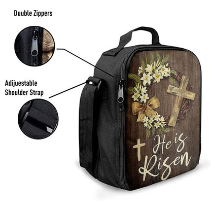 He Is Risen Lunch Bag, Christian Lunch Bag, Religious Lunch Box For School, Picnic
