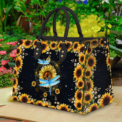 Hippie Dragonfly 1 Leather Bag, Women's Pu Leather Bag, Best Mother's Day Gifts