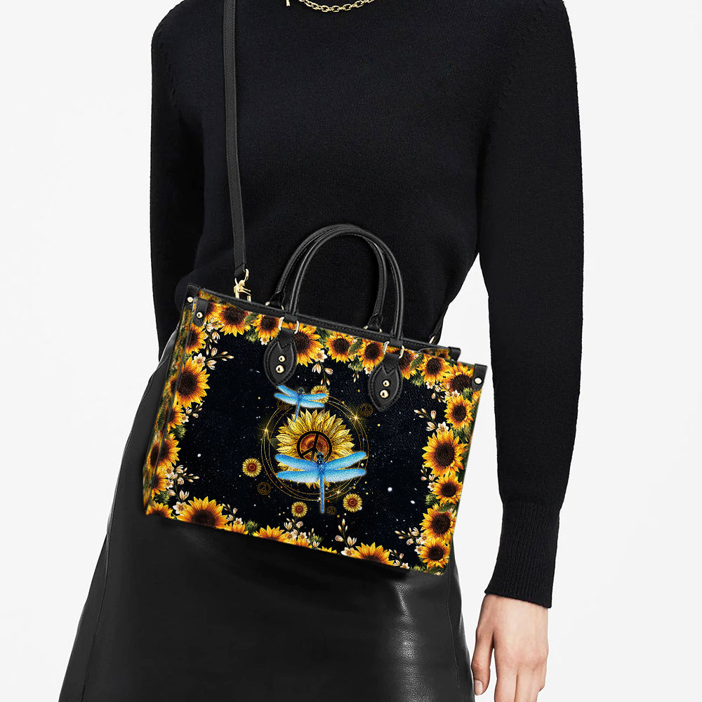 Hippie Dragonfly 1 Leather Bag, Women's Pu Leather Bag, Best Mother's Day Gifts