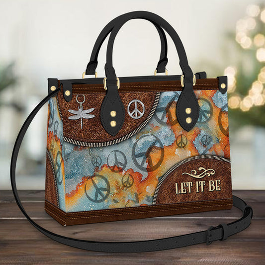 Hippie Let It Be Leather Bag, Women's Pu Leather Bag, Best Mother's Day Gifts