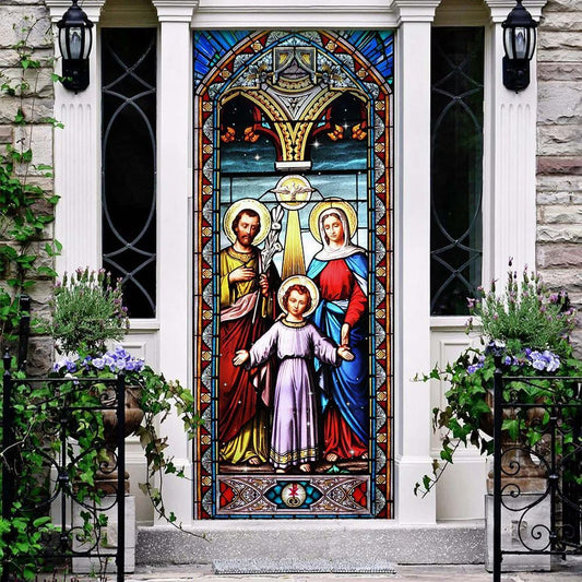 Holy Family Door Cover, Christian Door Decor, Door Christian Church, Christian Door Plaques