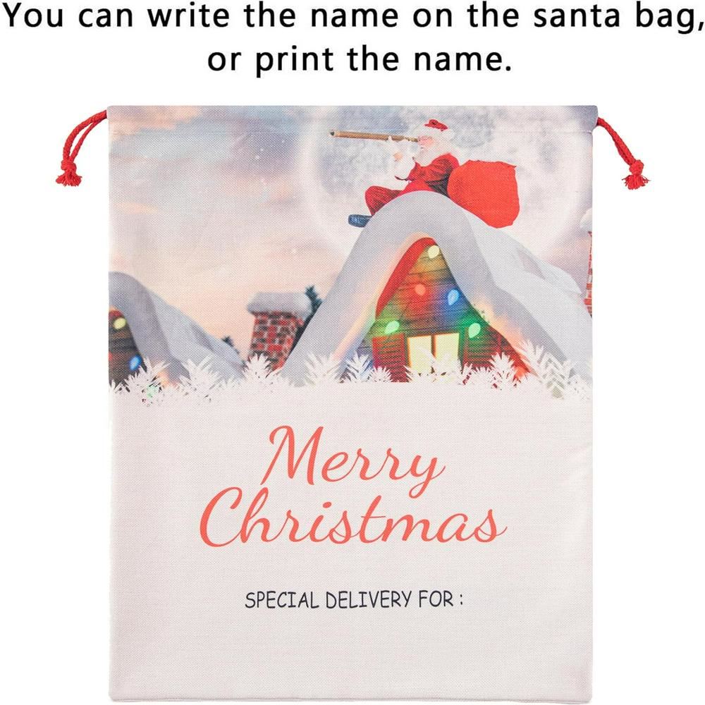 House Merry Christmas Sacks, Gift For Chidren, Christmas Bag Gift, Christmas Gift 2023