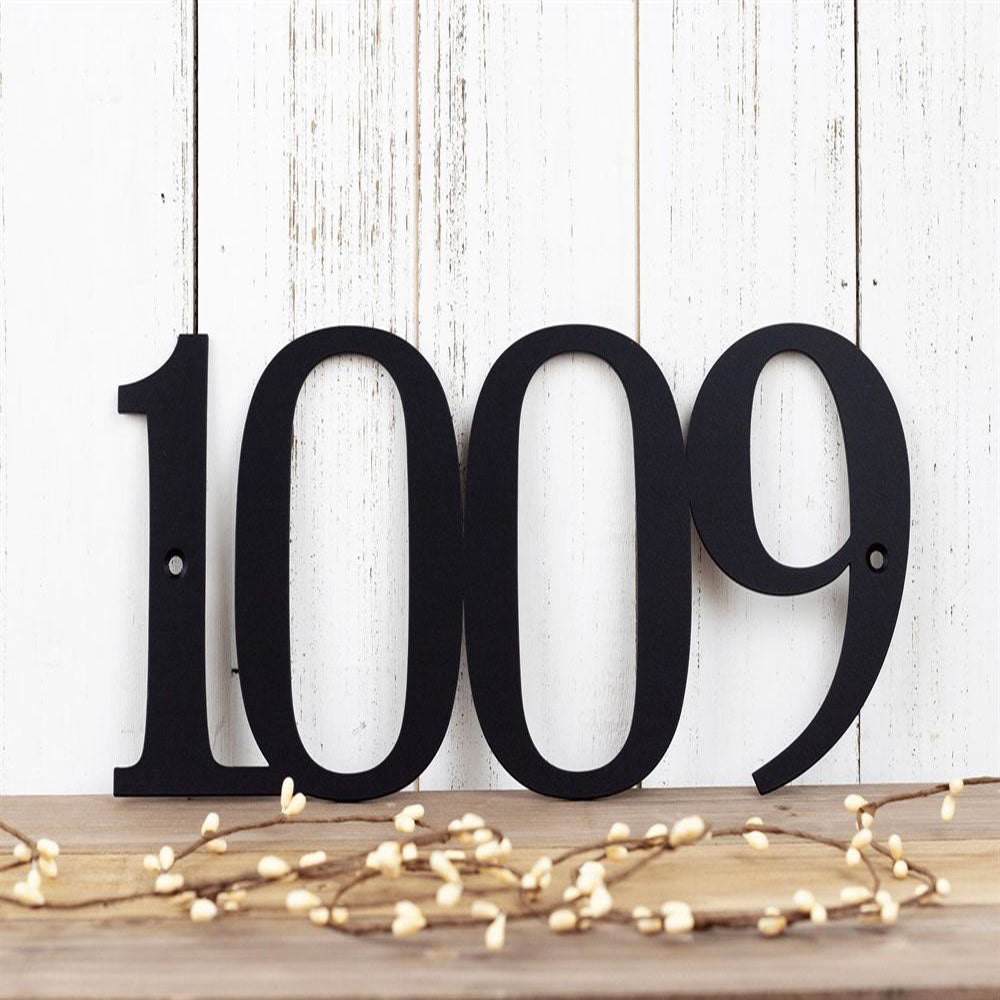 House Number Metal Sign, Metal Address Sign, Metal Sign House Numbers Address Plaque, Address Sign, Wall Metal Sign, Home Decor Sign