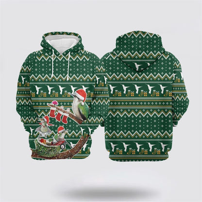 Hummingbird Family Christmas All Over Print 3D Hoodie For Men & Women, Christmas Hoodie Cute, Christmas Gift, Christmas Fashion