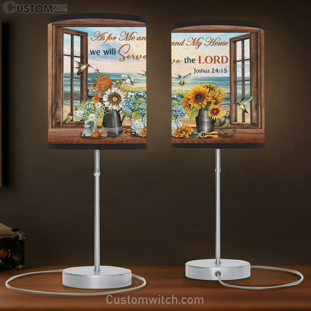 Hummingbird Flowers Beach We Will Serve The Lord Table Lamb