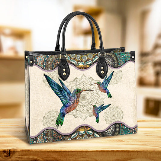Hummingbird Leather Bag, Women's Pu Leather Bag, Best Mother's Day Gifts