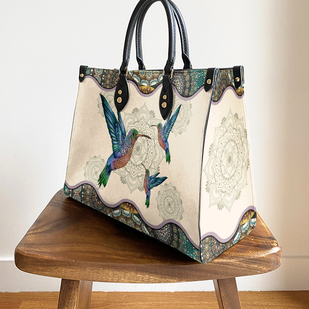 Hummingbird Leather Bag, Women's Pu Leather Bag, Best Mother's Day Gifts