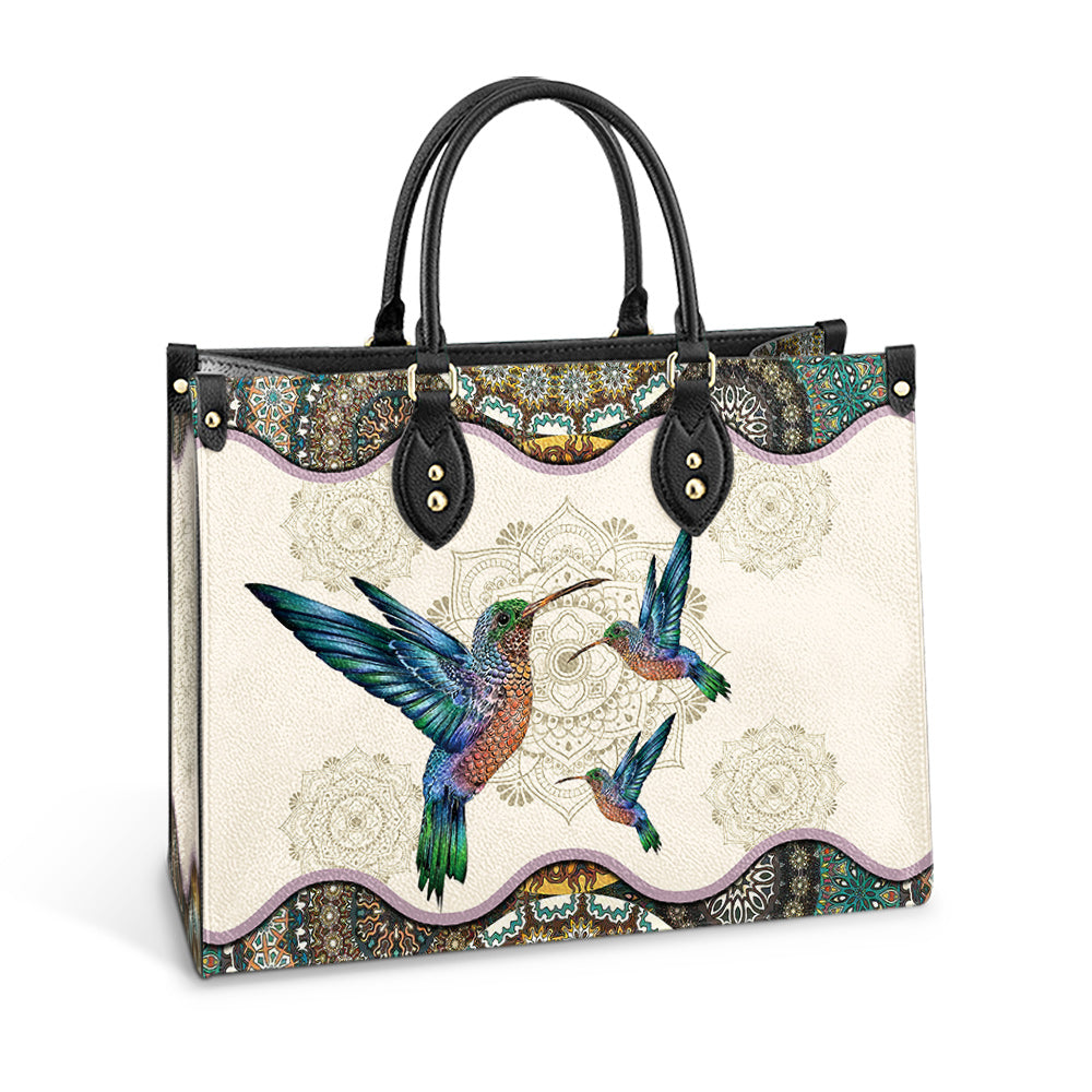 Hummingbird Leather Bag, Women's Pu Leather Bag, Best Mother's Day Gifts