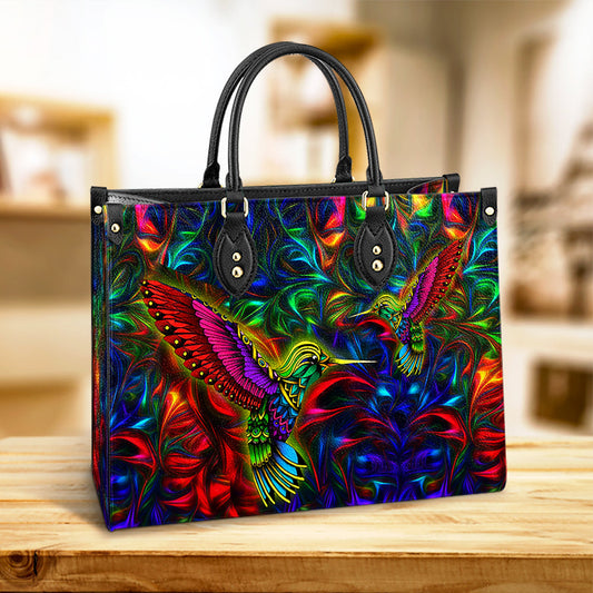 Hummingbird Pu Leather Bag, Women's Pu Leather Bag, Best Mother's Day Gifts