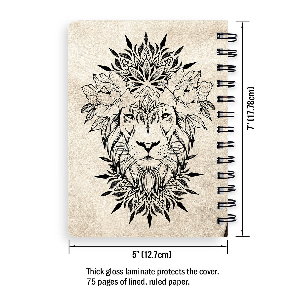 I Am Beautiful Because God Made Me In His Image Personalized Spiral Notebook, Scripture Gifts For Christian
