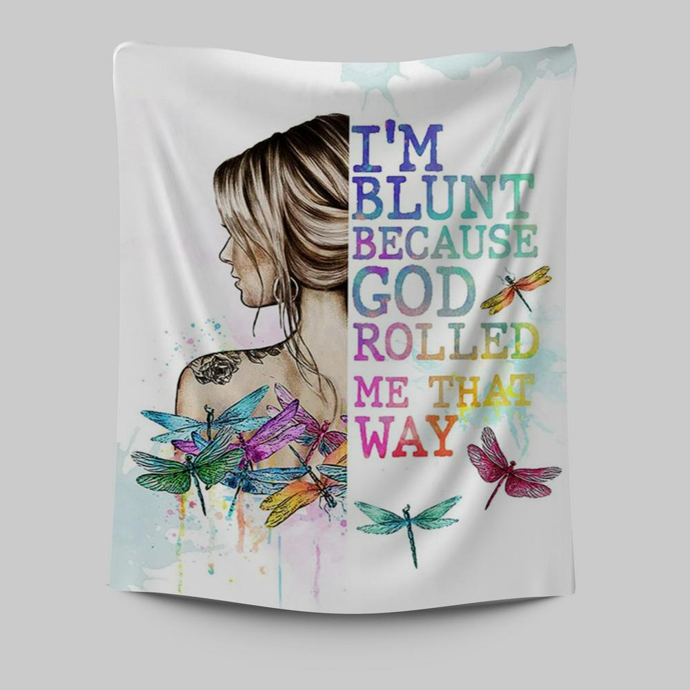 I Am Blunt Boho Hippie Wall Art Decor - Bohemian Tapestry Wall Decor