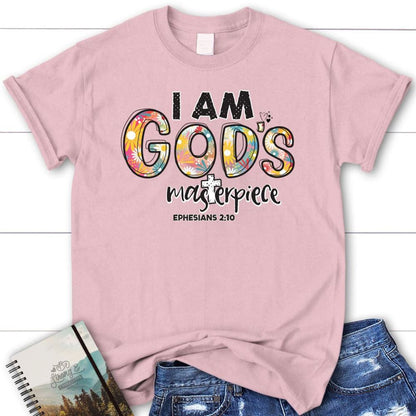 I Am God's Masterpiece Ephesians 210 T Shirt, Blessed T Shirt, Bible T shirt, T shirt Women