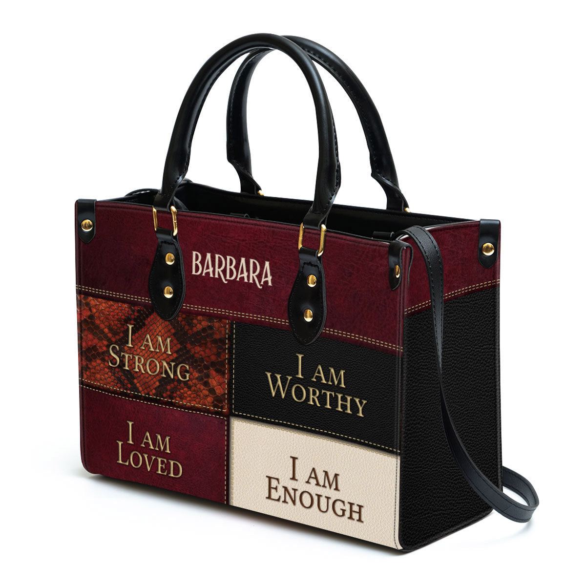 I Am Strong I Am Worthy, Special Christian Leather Bag, Christian Pu Leather Bags For Women