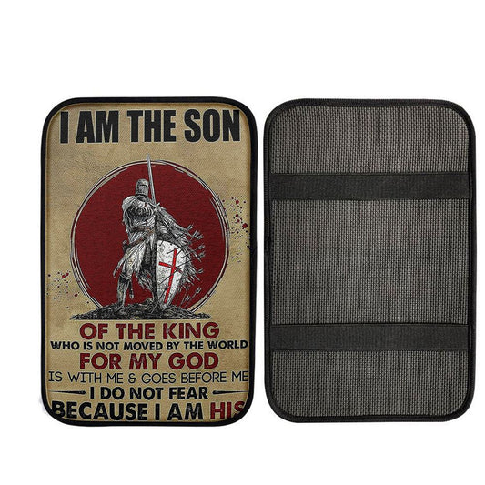 I Am The Son Warrior Car Center Console Cover, Christ Car Armrest Accessories