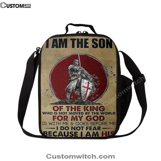 I Am The Son Warrior Lunch Bag, Christian Lunch Bag, Religious Lunch Box For School, Picnic