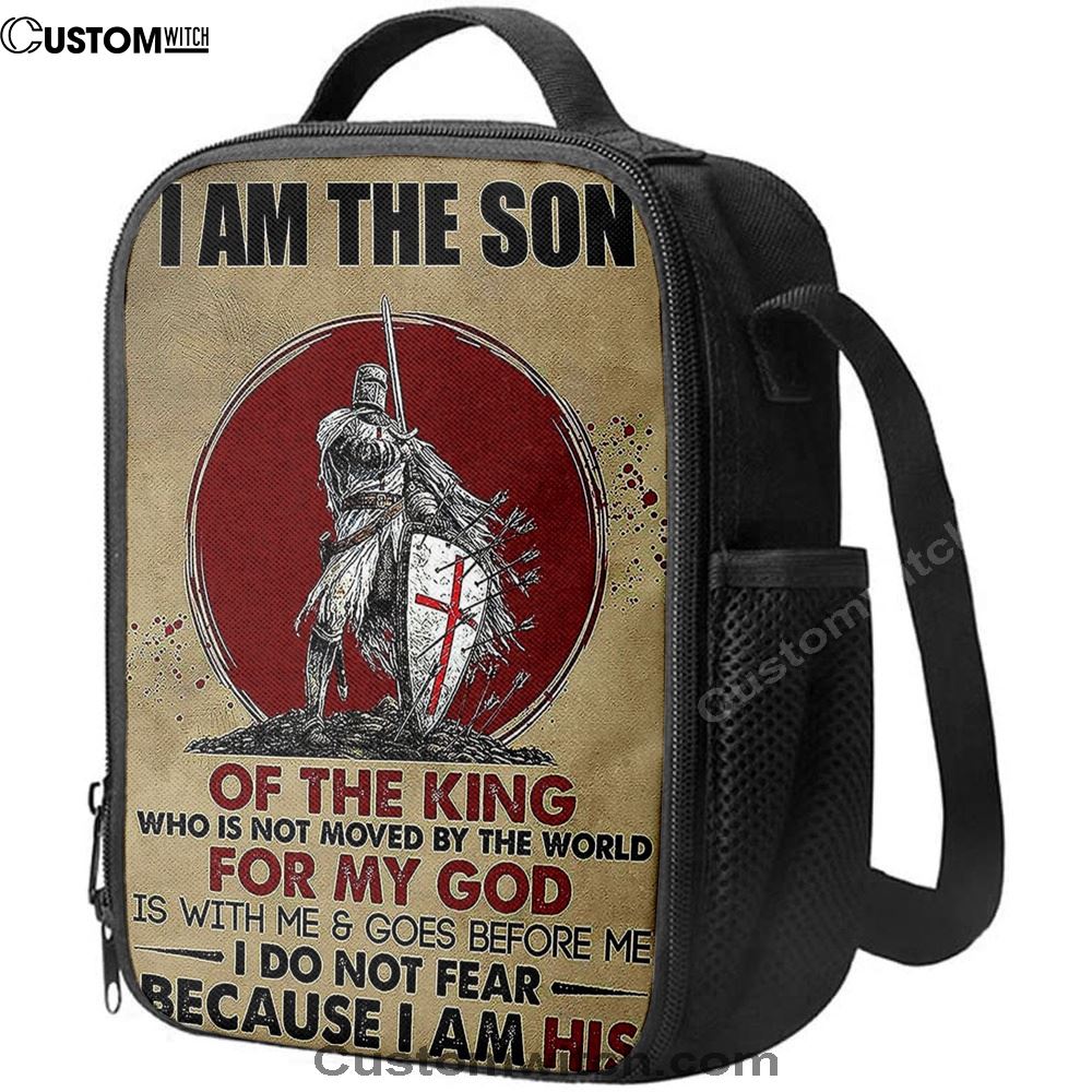 I Am The Son Warrior Lunch Bag, Christian Lunch Bag, Religious Lunch Box For School, Picnic