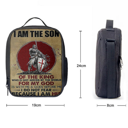 I Am The Son Warrior Lunch Bag, Christian Lunch Bag, Religious Lunch Box For School, Picnic