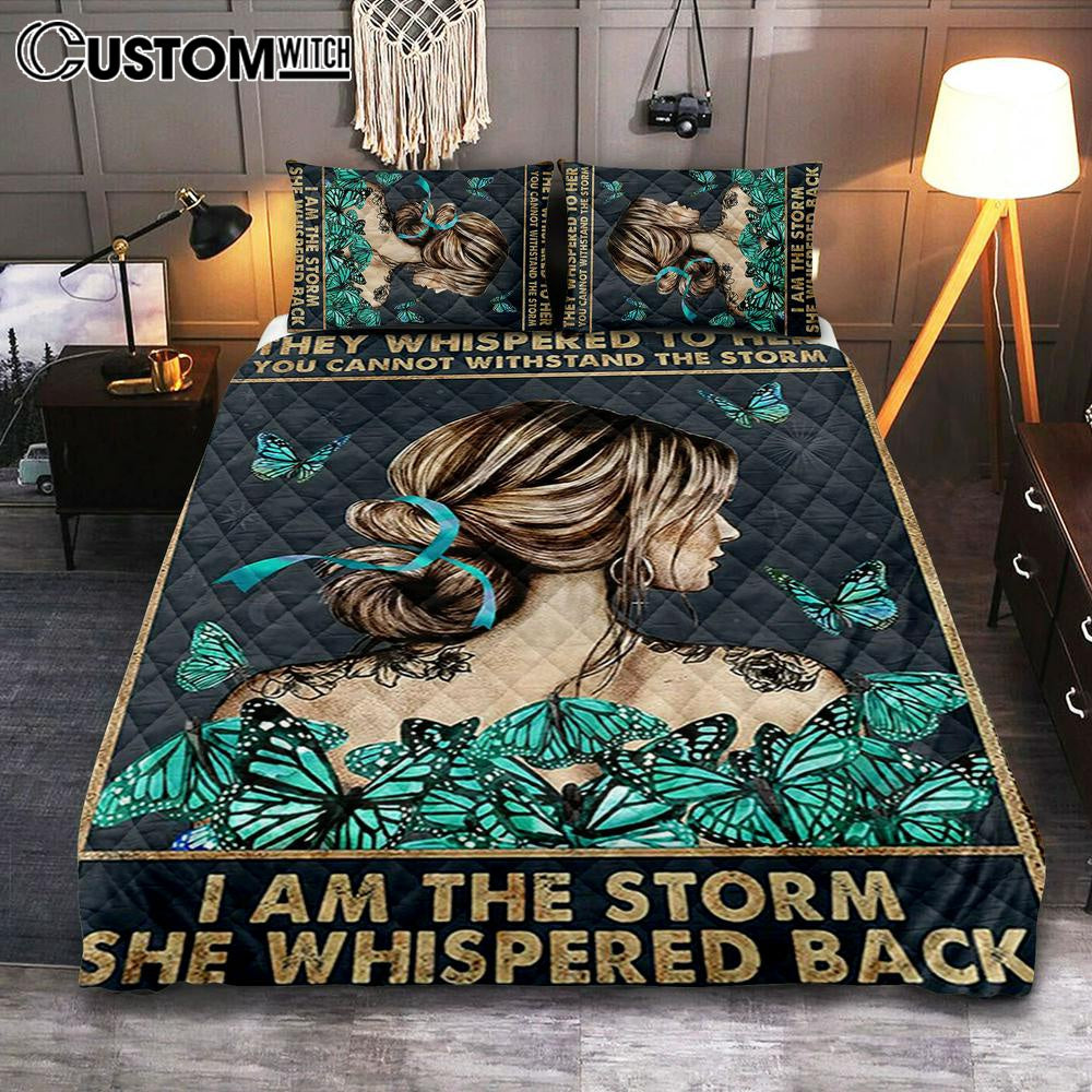 I Am The Storm Bedroom Quilt Bedding Set 2 -  Gifts For Women