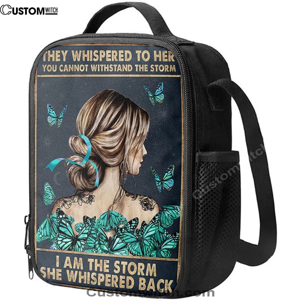 I Am The Storm Lunch Bag 2, Encouragement Gifts For Women