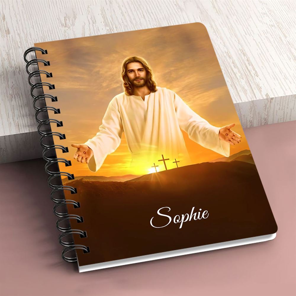 I Am The Way And The Truth And The Life Personalized Spiral Notebook, Scripture Gifts For Christian