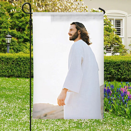 I Believe in Christ Flag, Jesus Garden Flag, Garden Flag, Welcome Garden Flags, Christian Flag, Scripture Flag, Garden Banner